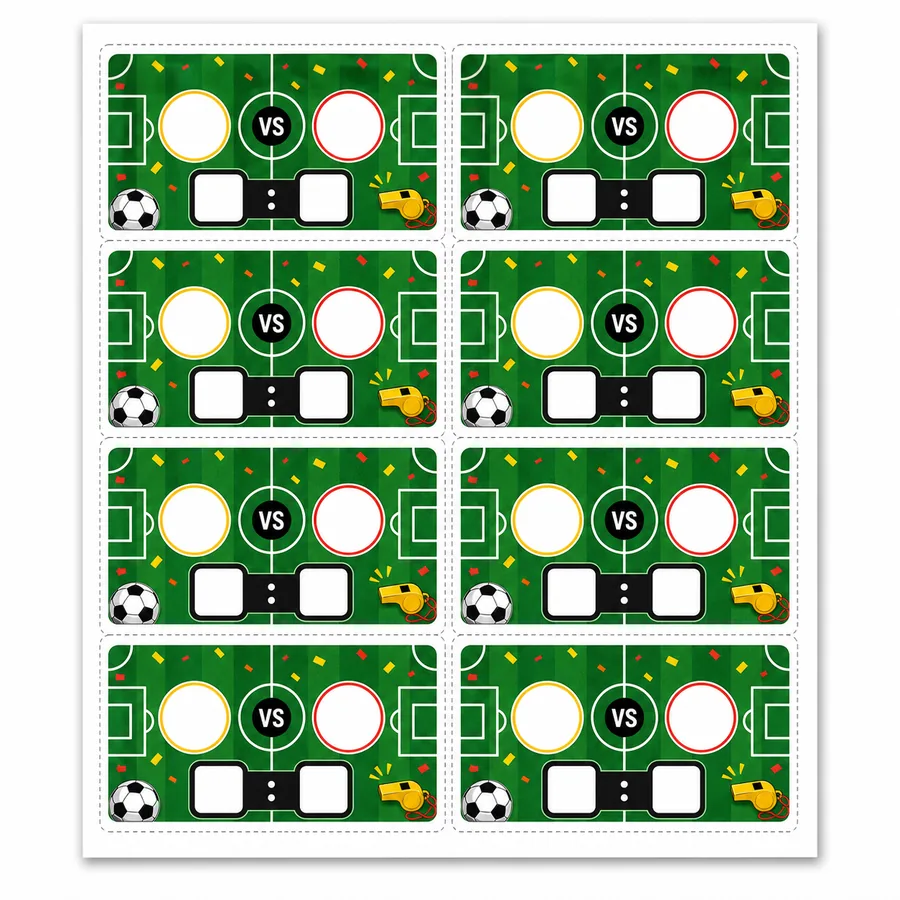 Football score prediction card preset preview